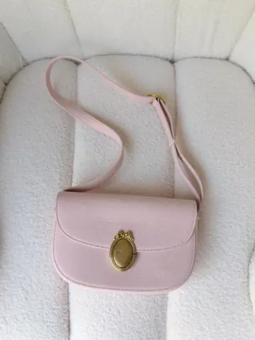 Dior Medium Rose Tendre Medaillon Flap Bag Grained Calfskin product photo in Karama, Dubai