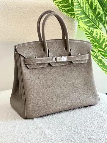 Hermes Birkin 25CM Etoupe Togo Leather Handbag product photo in Karama, Dubai