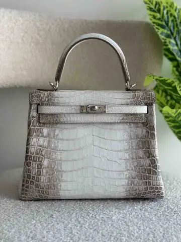 Hermes Kelly Bag Himalaya Niloticus Crocodile Leather product photo in Karama, Dubai