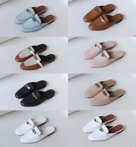Hermès Oz Suede Mules in Dubai